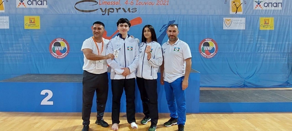 Daha iki karateçimiz gənclərin Karate1 Liqa yarışında medal qazanıb